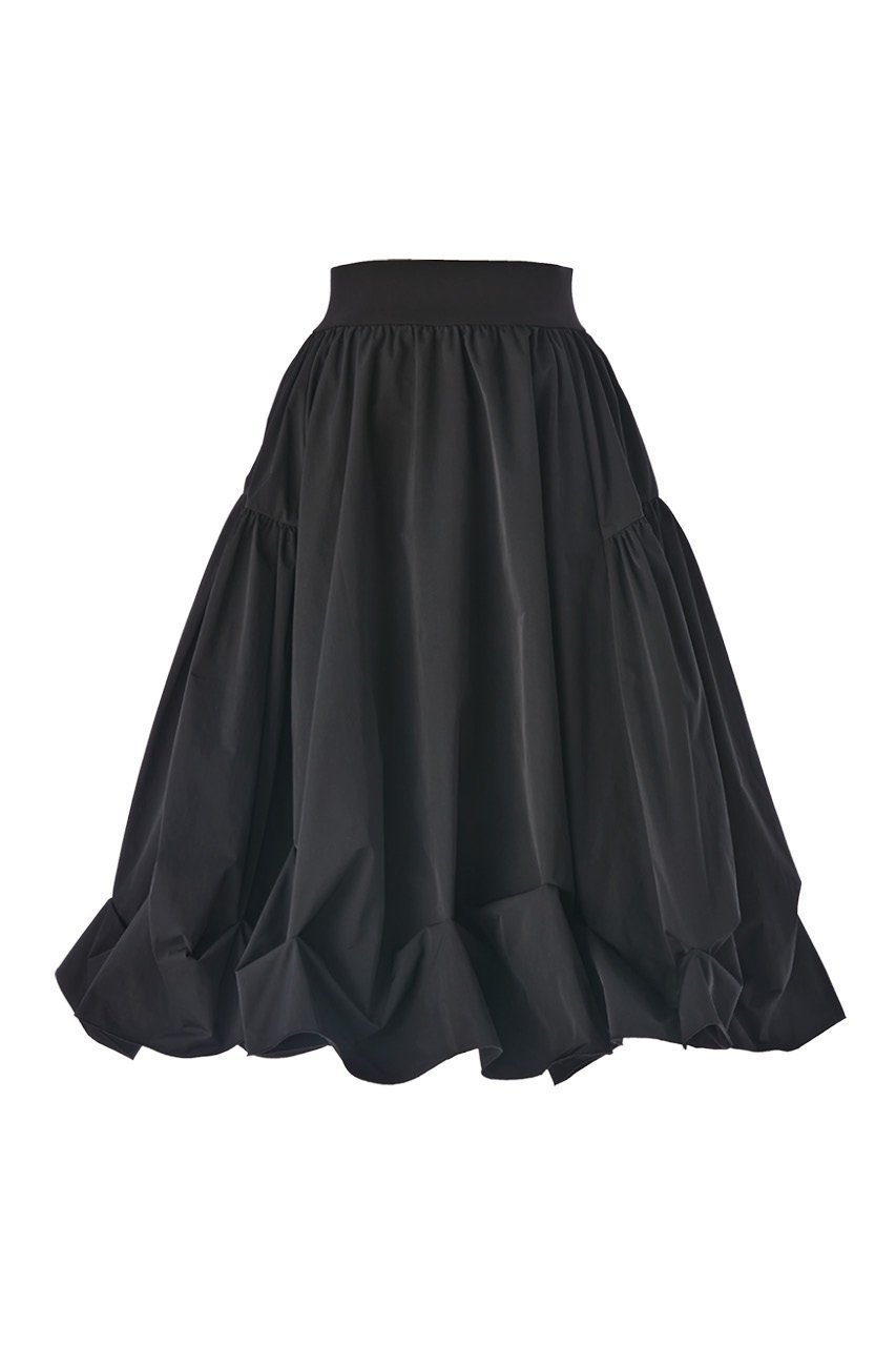 【デイジーリン/DAISY LIN】のSkirt “Luxe noir” 人気、トレンドファッション・服の通販 founy(ファニー) 　ファッション　Fashion　レディースファッション　Fashion for Women　スカート　Skirts　おすすめ　Recommended / Our Picks　ウォッシャブル　Machine Washable　ギャザー　Gathered, Ruffled　ストレッチ　Stretch, Stretchy Fabric　タフタ　Taffeta, Structured Fabric　パーティ　Party, Party Style　ラグジュアリー　Luxury, Elegant　ランダム　Random, Irregular　エレガント 上品　Elegant　人気　Popular, Best Seller　 other-1|ID: prp329100004391836 ipo3291000000032825009