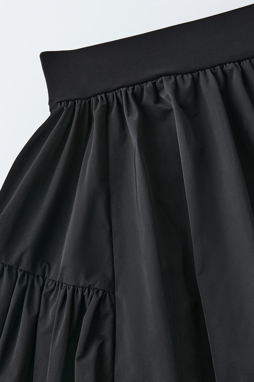 【デイジーリン/DAISY LIN】のSkirt “Luxe noir” 人気、トレンドファッション・服の通販 founy(ファニー) 　ファッション　Fashion　レディースファッション　Fashion for Women　スカート　Skirts　おすすめ　Recommended / Our Picks　ウォッシャブル　Machine Washable　ギャザー　Gathered, Ruffled　ストレッチ　Stretch, Stretchy Fabric　タフタ　Taffeta, Structured Fabric　パーティ　Party, Party Style　ラグジュアリー　Luxury, Elegant　ランダム　Random, Irregular　エレガント 上品　Elegant　人気　Popular, Best Seller　other-3|ID: prp329100004391836 ipo3291000000032825012