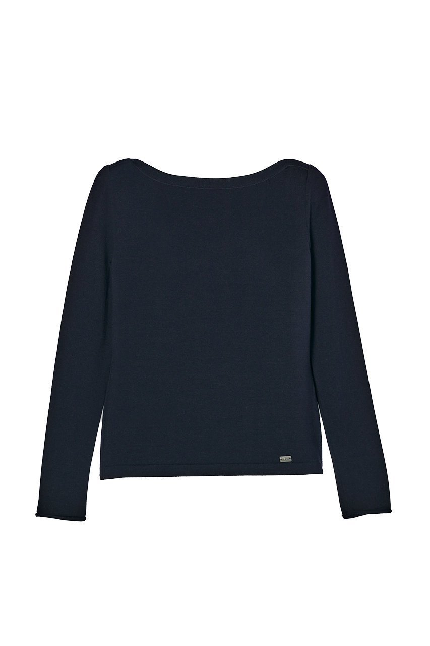 【デイジーリン/DAISY LIN】のしっとりウール “Prima Knit Top” インテリア・キッズ・メンズ・レディースファッション・服の通販 founy(ファニー) 　ファッション　Fashion　レディースファッション　Fashion for Women　トップス・カットソー　Cut & Sew Tops　ニット　Knit Tops & Sweaters　カジュアルプルオーバー・ニットトップス　Pullovers & Knit Tops / Casual Pullovers　アクセサリー　Fashion Accessories　エレガント 上品　Elegant　春　Spring　シンプル　Simple, Minimal　スタイリッシュ　Stylish, Fashionable　人気　Popular, Best Seller　ベーシック　Basic, Essential　ロング　Long, Long-Length　冬　Winter / This Winter　ミッドナイトブルー|ID: prp329100004391837 ipo3291000000032949038