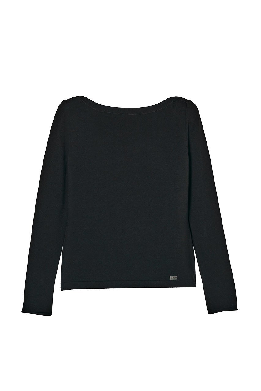 【デイジーリン/DAISY LIN】のしっとりウール “Prima Knit Top” インテリア・キッズ・メンズ・レディースファッション・服の通販 founy(ファニー) 　ファッション　Fashion　レディースファッション　Fashion for Women　トップス・カットソー　Cut & Sew Tops　ニット　Knit Tops & Sweaters　カジュアルプルオーバー・ニットトップス　Pullovers & Knit Tops / Casual Pullovers　アクセサリー　Fashion Accessories　エレガント 上品　Elegant　春　Spring　シンプル　Simple, Minimal　スタイリッシュ　Stylish, Fashionable　人気　Popular, Best Seller　ベーシック　Basic, Essential　ロング　Long, Long-Length　冬　Winter / This Winter　ブラックブラック|ID: prp329100004391837 ipo3291000000032949050