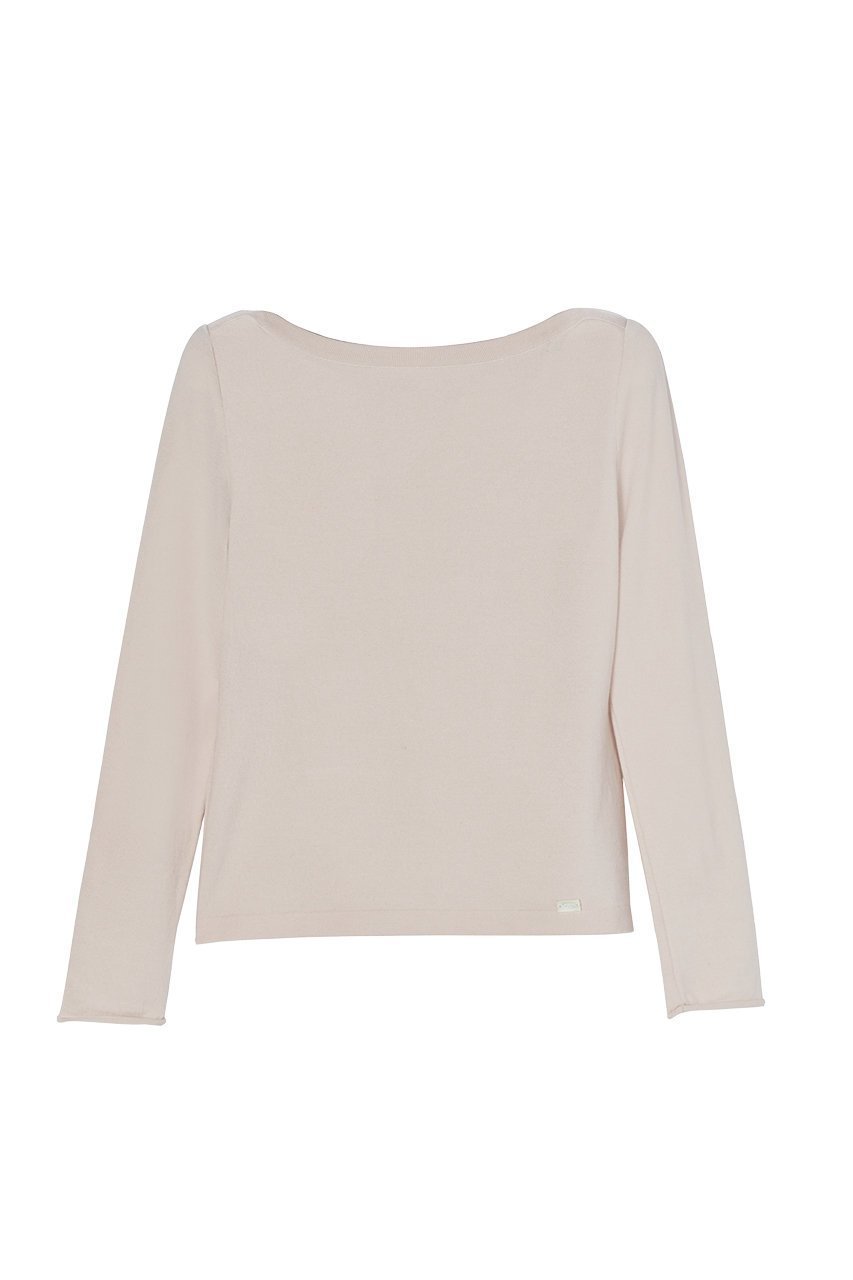 【デイジーリン/DAISY LIN】のしっとりウール “Prima Knit Top” インテリア・キッズ・メンズ・レディースファッション・服の通販 founy(ファニー) 　ファッション　Fashion　レディースファッション　Fashion for Women　トップス・カットソー　Cut & Sew Tops　ニット　Knit Tops & Sweaters　カジュアルプルオーバー・ニットトップス　Pullovers & Knit Tops / Casual Pullovers　アクセサリー　Fashion Accessories　エレガント 上品　Elegant　春　Spring　シンプル　Simple, Minimal　スタイリッシュ　Stylish, Fashionable　人気　Popular, Best Seller　ベーシック　Basic, Essential　ロング　Long, Long-Length　冬　Winter / This Winter　パウダーベージュ|ID: prp329100004391837 ipo3291000000032949057