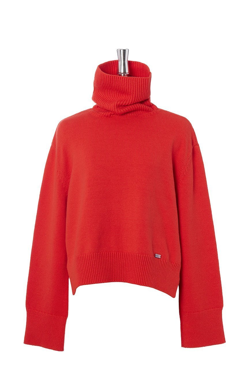 【デイジーリン/DAISY LIN】のDAISY KARE KNIT II インテリア・キッズ・メンズ・レディースファッション・服の通販 founy(ファニー) 　ファッション　Fashion　レディースファッション　Fashion for Women　トップス・カットソー　Cut & Sew Tops　ニット　Knit Tops & Sweaters　カジュアルプルオーバー・ニットトップス　Pullovers & Knit Tops / Casual Pullovers　アンティーク　Antique-Inspired　洗える　Machine Washable　シンプル　Simple, Minimal　スリット　Slit, Slit Detail　セーター　Sweater, Knitwear　タートルネック　Turtleneck, High Neck　人気　Popular, Best Seller　バランス　Balance, Style Balance　ベーシック　Basic, Essential　冬　Winter / This Winter　おすすめ　Recommended / Our Picks　アンティークレッド|ID: prp329100004391838 ipo3291000000032949081