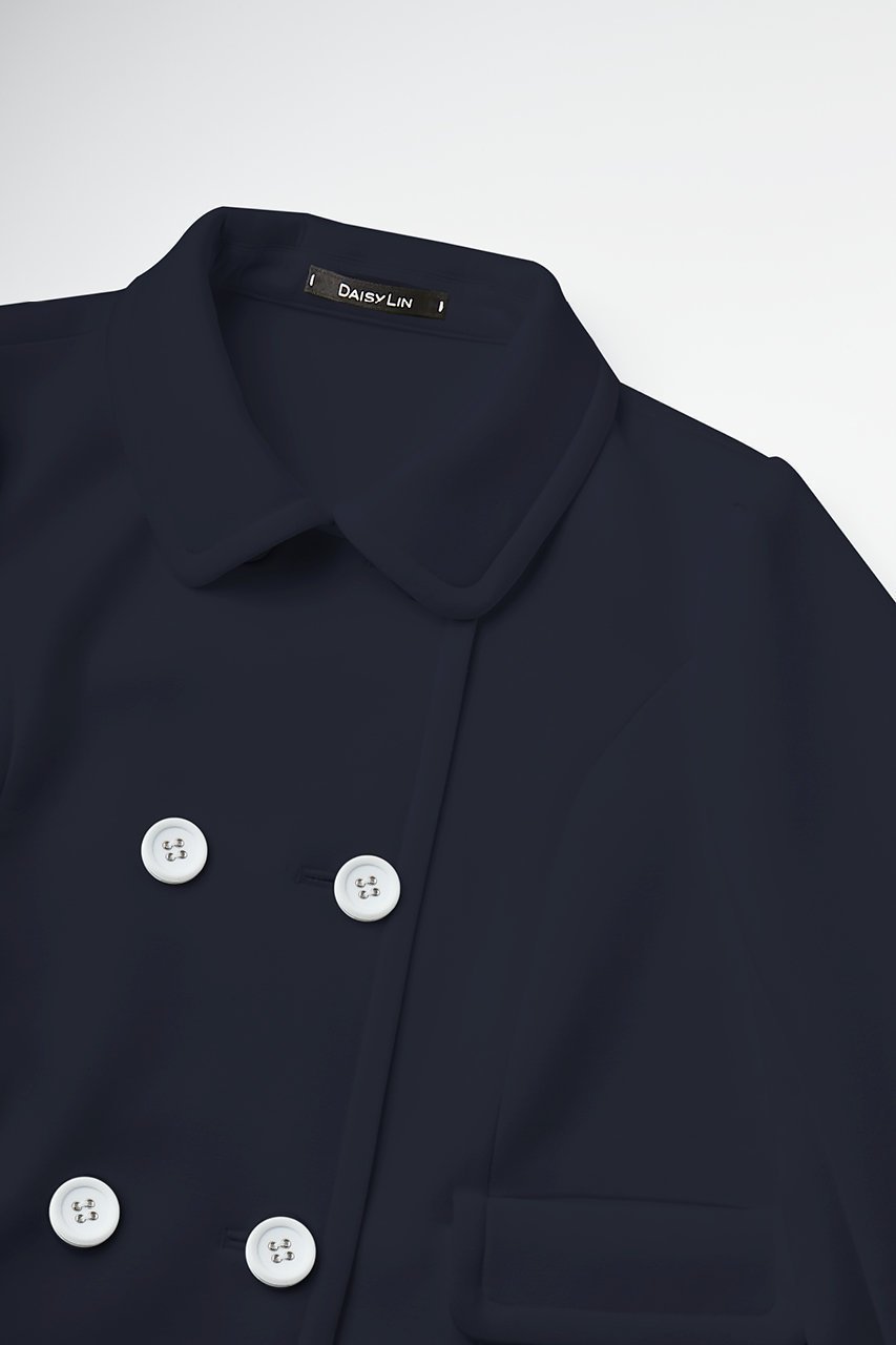 【デイジーリン/DAISY LIN】のミルフィーユ スウェット ジャージージャケット 人気、トレンドファッション・服の通販 founy(ファニー) 　ファッション　Fashion　レディースファッション　Fashion for Women　アウター　Coat / Outerwear Collection　レディースジャケット・軽アウター　Jackets　ウォッシャブル　Machine Washable　エレガント 上品　Elegant　ジャケット　Jacket, Outerwear　スウェット / スエット　Sweatshirt, Sweatwear　ストレッチ　Stretch, Stretchy Fabric　セーター　Sweater, Knitwear　ダブル　Double, Double-Breasted　ハイネック　High Neck, Mock Neck　バランス　Balance, Style Balance　フォーマル　Formal, Dressy　ボックス　Boxy, Box Shape　春　Spring　other-3|ID: prp329100004391839 ipo3291000000036797060