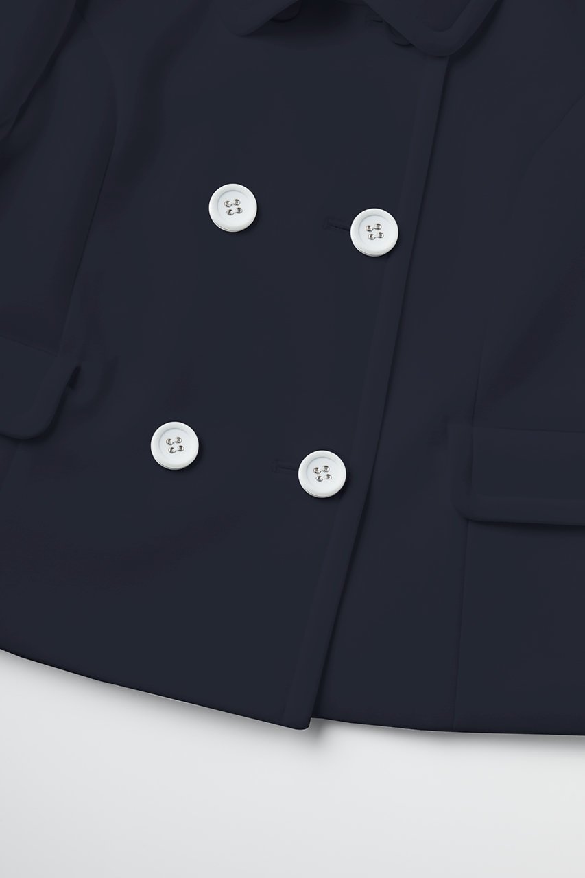 【デイジーリン/DAISY LIN】のミルフィーユ スウェット ジャージージャケット 人気、トレンドファッション・服の通販 founy(ファニー) 　ファッション　Fashion　レディースファッション　Fashion for Women　アウター　Coat / Outerwear Collection　レディースジャケット・軽アウター　Jackets　ウォッシャブル　Machine Washable　エレガント 上品　Elegant　ジャケット　Jacket, Outerwear　スウェット / スエット　Sweatshirt, Sweatwear　ストレッチ　Stretch, Stretchy Fabric　セーター　Sweater, Knitwear　ダブル　Double, Double-Breasted　ハイネック　High Neck, Mock Neck　バランス　Balance, Style Balance　フォーマル　Formal, Dressy　ボックス　Boxy, Box Shape　春　Spring　other-5|ID: prp329100004391839 ipo3291000000036797062