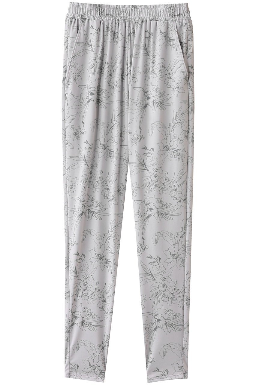 【ジュリエ/Julier】のLine Flowerプリントギャザーパンツ インテリア・キッズ・メンズ・レディースファッション・服の通販 founy(ファニー) 　ファッション　Fashion　レディースファッション　Fashion for Women　パンツ　Pants & Trousers　スポーツウェア　Functional & Stylish Sportswear　スポーツ パンツ　Workout Pants / Training Shorts / Joggers　スポーツ　Sports, Activewear　フラワー　Flower, Floral　プリント　Print, Printed Pattern　ホワイト|ID: prp329100004391843 ipo3291000000035530601