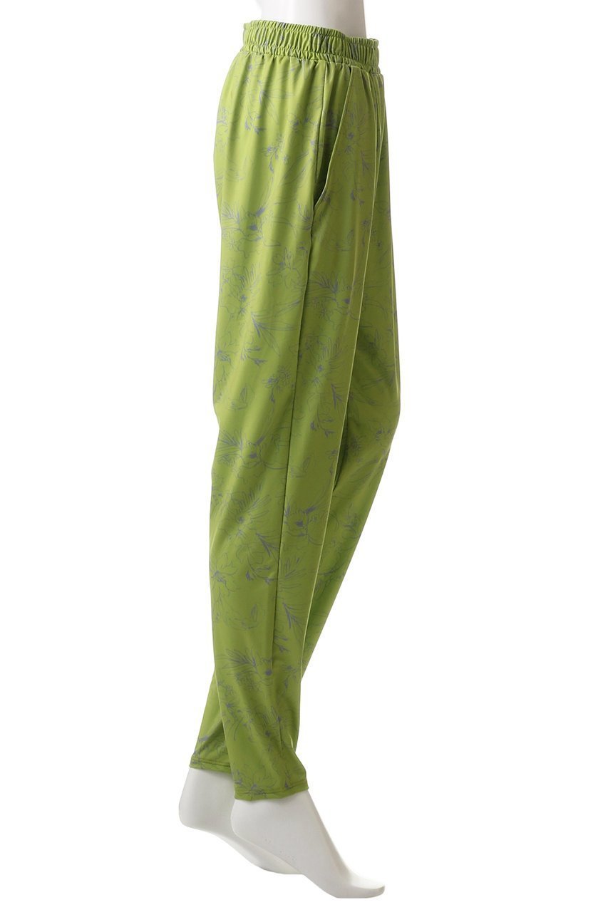 【ジュリエ/Julier】のLine Flowerプリントギャザーパンツ 人気、トレンドファッション・服の通販 founy(ファニー) 　ファッション　Fashion　レディースファッション　Fashion for Women　パンツ　Pants & Trousers　スポーツウェア　Functional & Stylish Sportswear　スポーツ パンツ　Workout Pants / Training Shorts / Joggers　スポーツ　Sports, Activewear　フラワー　Flower, Floral　プリント　Print, Printed Pattern　other-3|ID: prp329100004391843 ipo3291000000035530605