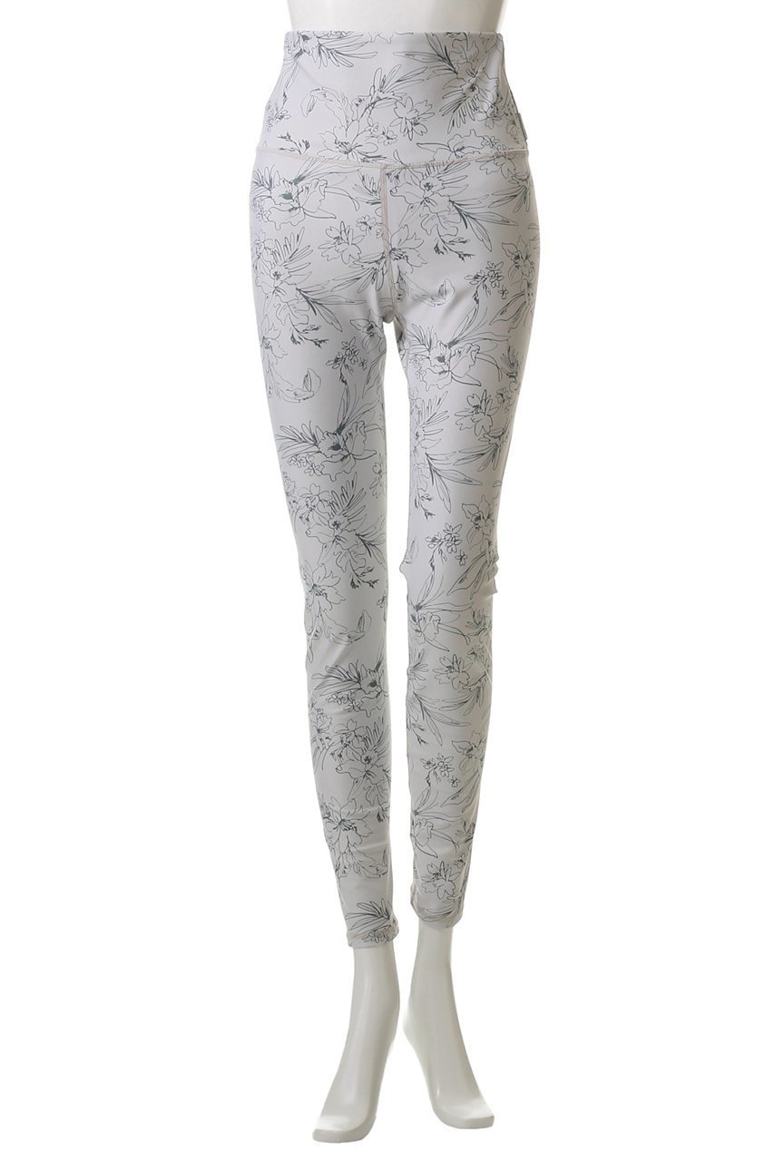 【ジュリエ/Julier】のLine Flowerプリントスーパーハイレギンス 人気、トレンドファッション・服の通販 founy(ファニー) 　ファッション　Fashion　レディースファッション　WOMEN　パンツ　Pants　レギンス　Leggings　ストレッチ　Stretch　スポーツ　Sports　フラワー　Flower　プリント　Print　ヨガ　Yoga　レギンス　Leggings　ワーク　Work　other-2|ID: prp329100004391844 ipo3291000000031270446