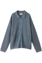 【ヨーク/YOKE】の【UNISEX】MESH KNITTED シャツ カーディガン ブルー|ID:prp329100004393580