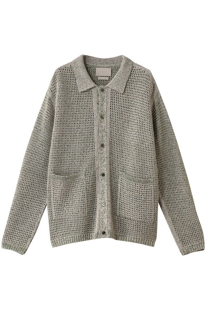 【ヨーク/YOKE / MEN】の【MEN】MESH KNITTED シャツ カーディガン インテリア・キッズ・メンズ・レディースファッション・服の通販 founy(ファニー) https://founy.com/ ファッション Fashion メンズファッション Fashion for Men カーディガン Cardigan, Knitwear リラックス Relax, Relaxed Fit 定番 Standard, Basic Item |ID: prp329100004393580 ipo3291000000032946829