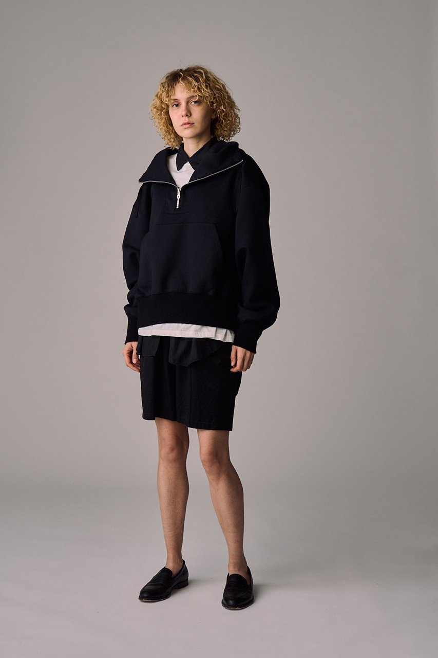 【キャサリンハムネット/KATHARINE HAMNETT LONDON】の【UNISEX】ハイネックジップフーディ 人気、トレンドファッション・服の通販 founy(ファニー) 　ファッション　Fashion　レディースファッション　Fashion for Women　トップス・カットソー　Cut & Sew Tops　シャツ・ブラウス・オフィスカジュアル　Elegant Blouses & Button-Ups　レディースパーカー・カジュアルフーディー　Casual Hoodies & Sweatshirts　ロングTシャツ・Tシャツ　Longline T-Shirts & Tees　スウェット・クルーネックトップス　Sweatshirts & Crewnecks / Relaxed Fit Sweat Tops　カットソー・ベーシックTシャツ　Cut-and-Sewn Tops / Stretch Tees & Basics　ユニセックス　Unisex, Genderless　other-7|ID: prp329100004393589 ipo3291000000032873106