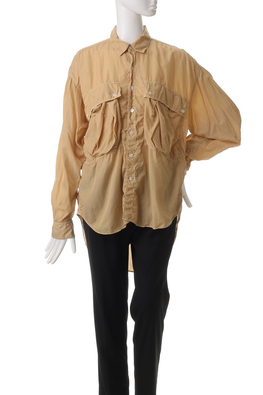 【キャサリンハムネット/KATHARINE HAMNETT LONDON】の【UNISEX】パラシュートロングテイルシャツ 人気、トレンドファッション・服の通販 founy(ファニー) 　ファッション　Fashion　レディースファッション　Fashion for Women　トップス・カットソー　Cut & Sew Tops　シャツ・ブラウス・オフィスカジュアル　Elegant Blouses & Button-Ups　ユニセックス　Unisex, Genderless　コレクション　Collection, Seasonal Line　シルク　Silk, 100% Silk　スリーブ　Sleeve, Long Sleeve / Short Sleeve　ロング　Long, Long-Length　ヴィンテージ　Vintage Style　定番　Standard, Basic Item　other-2|ID: prp329100004393591 ipo3291000000032862396