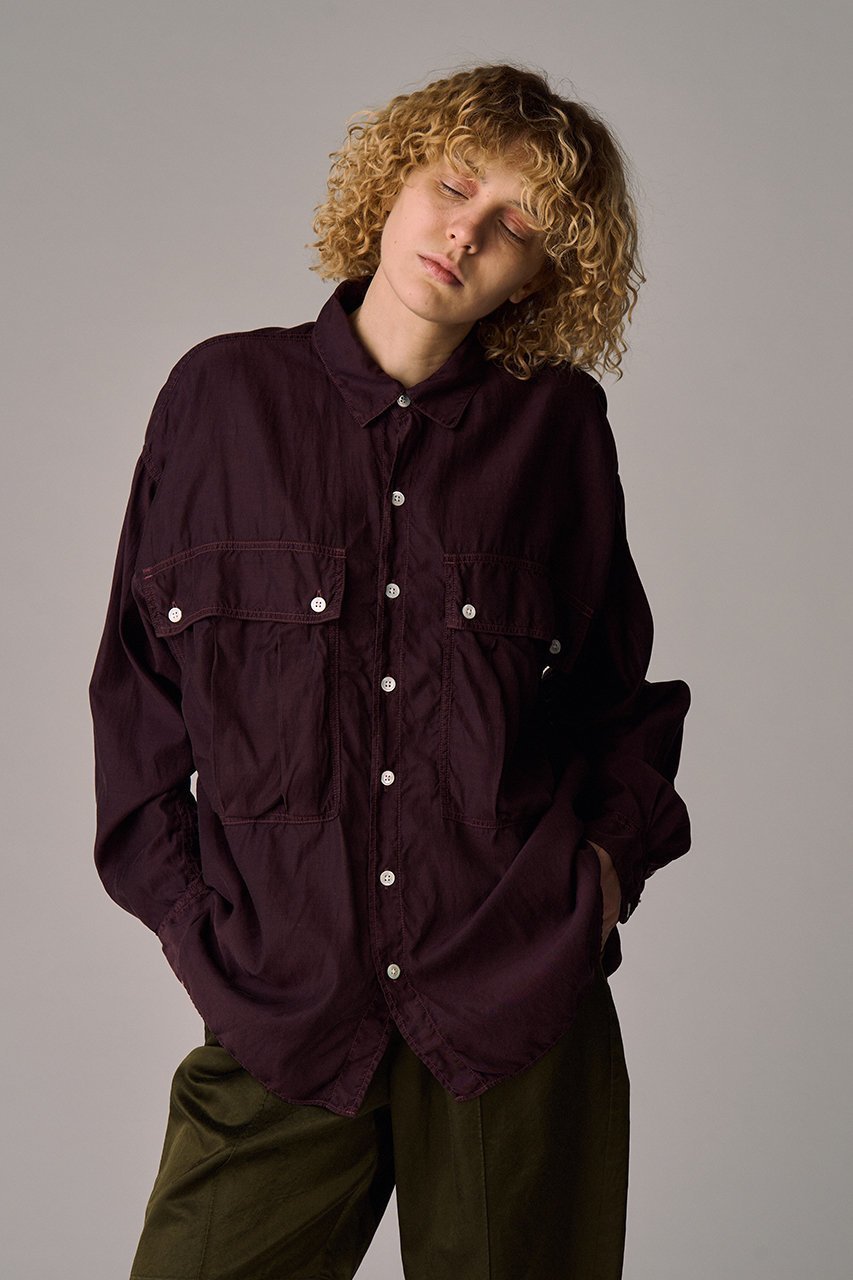 【キャサリンハムネット/KATHARINE HAMNETT LONDON】の【UNISEX】パラシュートロングテイルシャツ 人気、トレンドファッション・服の通販 founy(ファニー) 　ファッション　Fashion　レディースファッション　Fashion for Women　トップス・カットソー　Cut & Sew Tops　シャツ・ブラウス・オフィスカジュアル　Elegant Blouses & Button-Ups　ユニセックス　Unisex, Genderless　コレクション　Collection, Seasonal Line　シルク　Silk, 100% Silk　スリーブ　Sleeve, Long Sleeve / Short Sleeve　ロング　Long, Long-Length　ヴィンテージ　Vintage Style　定番　Standard, Basic Item　other-7|ID: prp329100004393591 ipo3291000000032862420