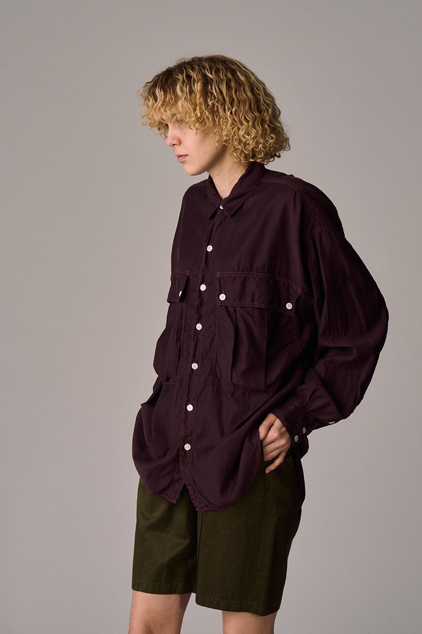 【キャサリンハムネット/KATHARINE HAMNETT LONDON】の【UNISEX】パラシュートロングテイルシャツ 人気、トレンドファッション・服の通販 founy(ファニー) 　ファッション　Fashion　レディースファッション　Fashion for Women　トップス・カットソー　Cut & Sew Tops　シャツ・ブラウス・オフィスカジュアル　Elegant Blouses & Button-Ups　ユニセックス　Unisex, Genderless　コレクション　Collection, Seasonal Line　シルク　Silk, 100% Silk　スリーブ　Sleeve, Long Sleeve / Short Sleeve　ロング　Long, Long-Length　ヴィンテージ　Vintage Style　定番　Standard, Basic Item　other-8|ID: prp329100004393591 ipo3291000000032862426