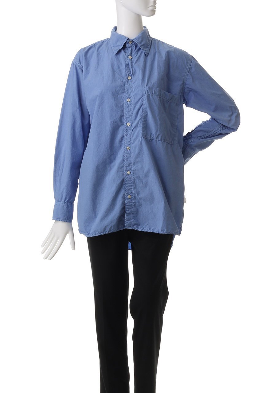 【キャサリンハムネット/KATHARINE HAMNETT LONDON】の【UNISEX】ビッグポケットプレーンシャツ 人気、トレンドファッション・服の通販 founy(ファニー) 　ファッション　Fashion　レディースファッション　Fashion for Women　トップス・カットソー　Cut & Sew Tops　シャツ・ブラウス・オフィスカジュアル　Elegant Blouses & Button-Ups　ユニセックス　Unisex, Genderless　シルク　Silk, 100% Silk　シンプル　Simple, Minimal　スリーブ　Sleeve, Long Sleeve / Short Sleeve　タイプライター　Typewriter Fabric, Crisp Cotton　ビンテージ　Vintage, Retro Style　プレーン　Plain, Simple　ポケット　Pocket, Pocket Detail　レギュラー　Regular, Standard Fit　ロング　Long, Long-Length　other-2|ID: prp329100004393592 ipo3291000000032862452