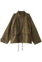 【キャサリンハムネット/KATHARINE HAMNETT LONDON】の【UNISEX】ショートレンジライオネルジャケット 人気、トレンドファッション・服の通販 founy(ファニー) ファッション Fashion レディースファッション Fashion for Women アウター Coat / Outerwear Collection レディースジャケット・軽アウター Jackets ユニセックス Unisex, Genderless サテン Satin, Glossy Fabric ショート Short, Short Length ジャケット Jacket, Outerwear ネップ Nepp, Slub Yarn ヴィンテージ Vintage Style thumbnail オリーブ|ID: prp329100004393593 ipo3291000000035654158