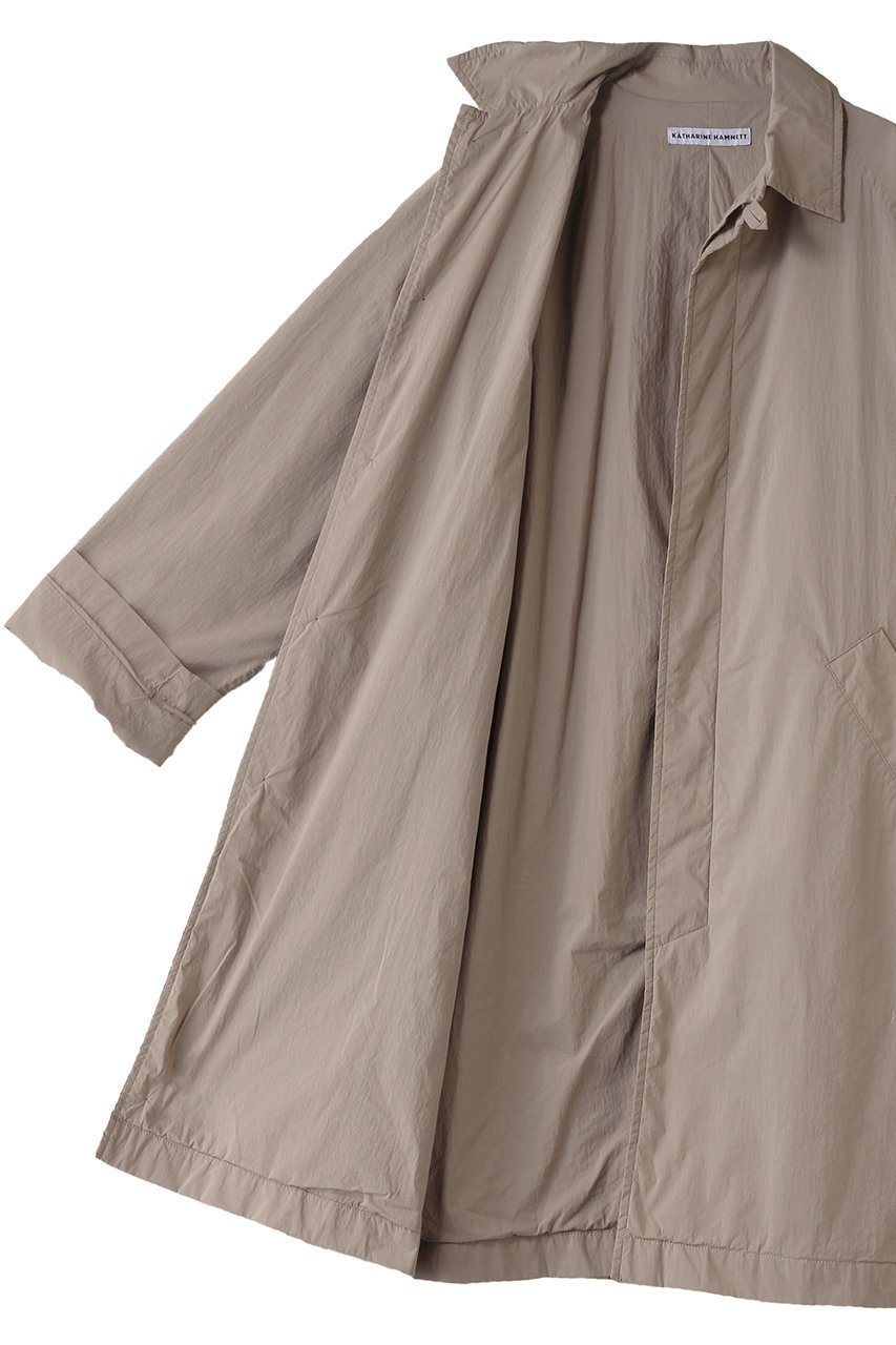 【キャサリンハムネット/KATHARINE HAMNETT LONDON】の【UNISEX】ラグランスリーブ エアコート 人気、トレンドファッション・服の通販 founy(ファニー) 　ファッション　Fashion　レディースファッション　Fashion for Women　アウター　Coat / Outerwear Collection　コート・ロングコート・ピーコート　Long Coats, Peacoats & More　ユニセックス　Unisex, Genderless　スリーブ　Sleeve, Long Sleeve / Short Sleeve　タイプライター　Typewriter Fabric, Crisp Cotton　バランス　Balance, Style Balance　パターン　Pattern, Design Print　ビッグ　Big, Oversized　ロング　Long, Long-Length　other-6|ID: prp329100004393595 ipo3291000000032930759