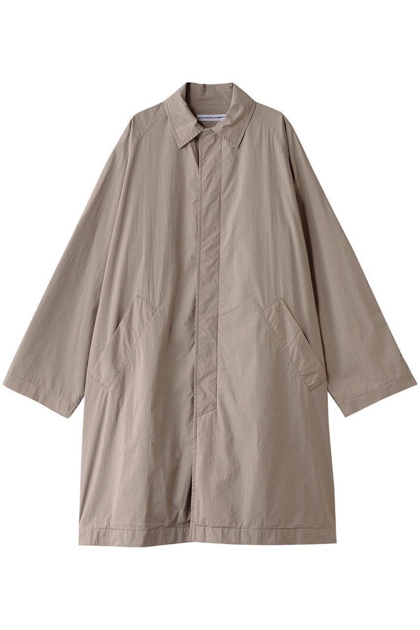 【キャサリンハムネット/KATHARINE HAMNETT LONDON】の【UNISEX】ラグランスリーブ エアコート 人気、トレンドファッション・服の通販 founy(ファニー) 　ファッション　Fashion　レディースファッション　Fashion for Women　アウター　Coat / Outerwear Collection　コート・ロングコート・ピーコート　Long Coats, Peacoats & More　ユニセックス　Unisex, Genderless　スリーブ　Sleeve, Long Sleeve / Short Sleeve　タイプライター　Typewriter Fabric, Crisp Cotton　バランス　Balance, Style Balance　パターン　Pattern, Design Print　ビッグ　Big, Oversized　ロング　Long, Long-Length　 other-1|ID: prp329100004393595 ipo3291000000036222383