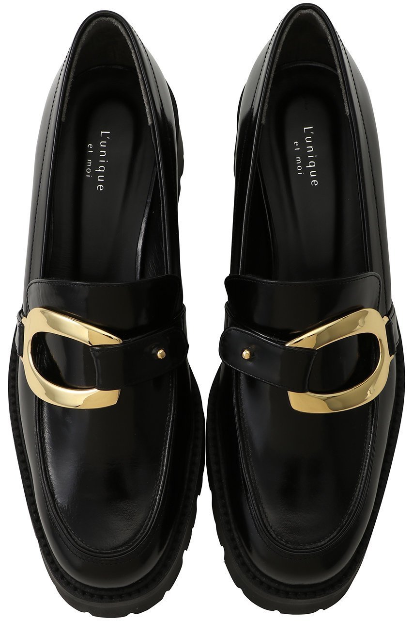 【リュニック エ モア/L'unique et moi】のBrigitte 厚底ローファー 人気、トレンドファッション・服の通販 founy(ファニー) 　ファッション　Fashion　レディースファッション　Fashion for Women　エレガント 上品　Elegant　シューズ　Shoes, Footwear　フォルム　Silhouette, Form　フラット　Flat, Flat Shoes　厚底　Platform Shoes　other-4|ID: prp329100004393600 ipo3291000000035614434