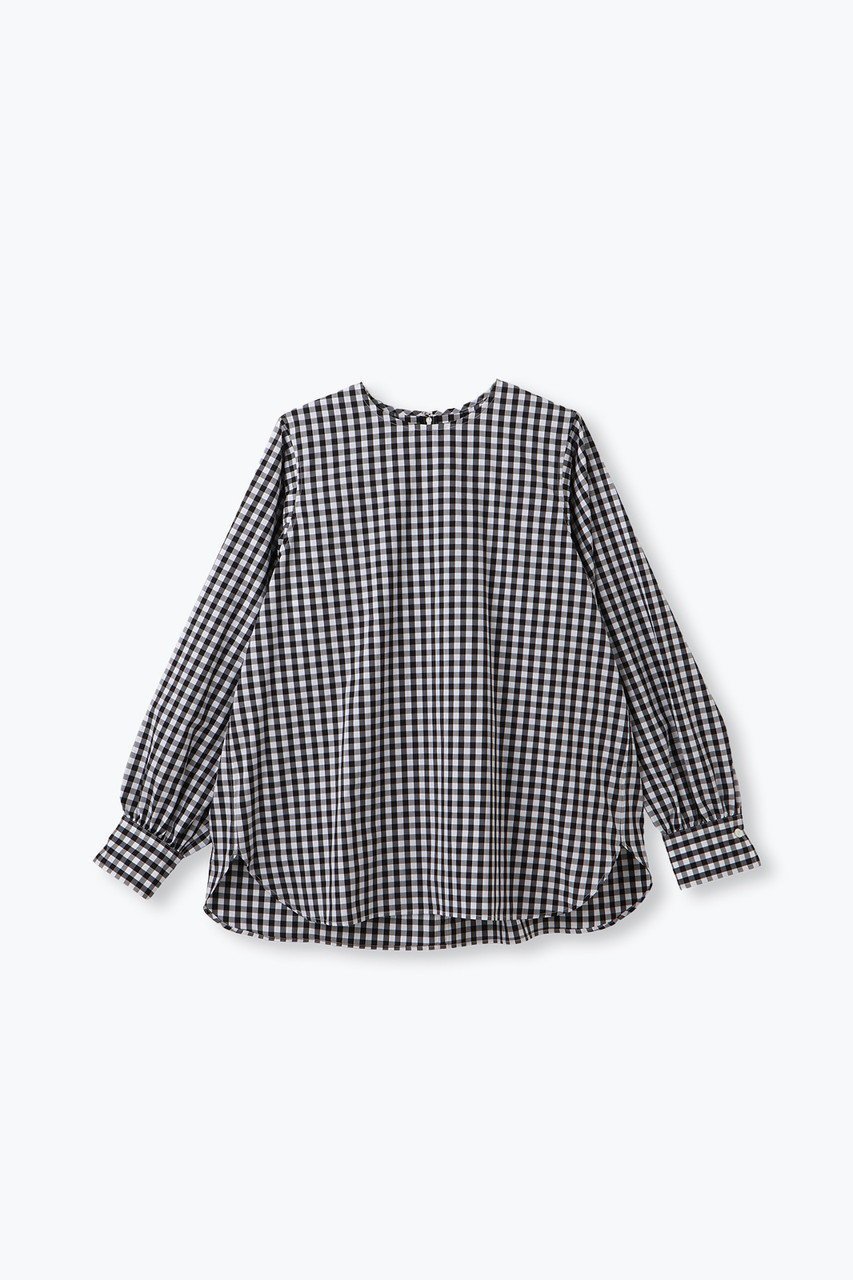 【レリル/lelill】のピマソロ THE BASIC BLOUSE インテリア・キッズ・メンズ・レディースファッション・服の通販 founy(ファニー) 　ファッション　Fashion　レディースファッション　WOMEN　トップス・カットソー　Tops/Tshirt　シャツ/ブラウス　Shirts/Blouses　スリーブ　Sleeve　ロング　Long　エレガント 上品　Elegant　NEW・新作・新着・新入荷　New Arrivals　ギンガム|ID: prp329100004393604 ipo3291000000030719479