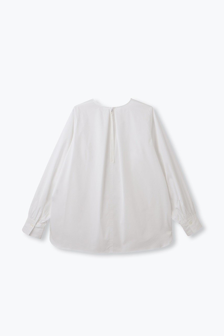 【レリル/lelill】のピマソロ THE BASIC BLOUSE 人気、トレンドファッション・服の通販 founy(ファニー) 　ファッション　Fashion　レディースファッション　Fashion for Women　トップス・カットソー　Cut & Sew Tops　シャツ・ブラウス・オフィスカジュアル　Elegant Blouses & Button-Ups　おすすめ　Recommended / Our Picks　ストレッチ　Stretch, Stretchy Fabric　スリーブ　Sleeve, Long Sleeve / Short Sleeve　ブロード　Broadcloth, Fine Cotton　ロング　Long, Long-Length　エレガント 上品　Elegant　人気　Popular, Best Seller　定番　Standard, Basic Item　other-2|ID: prp329100004393604 ipo3291000000032872269