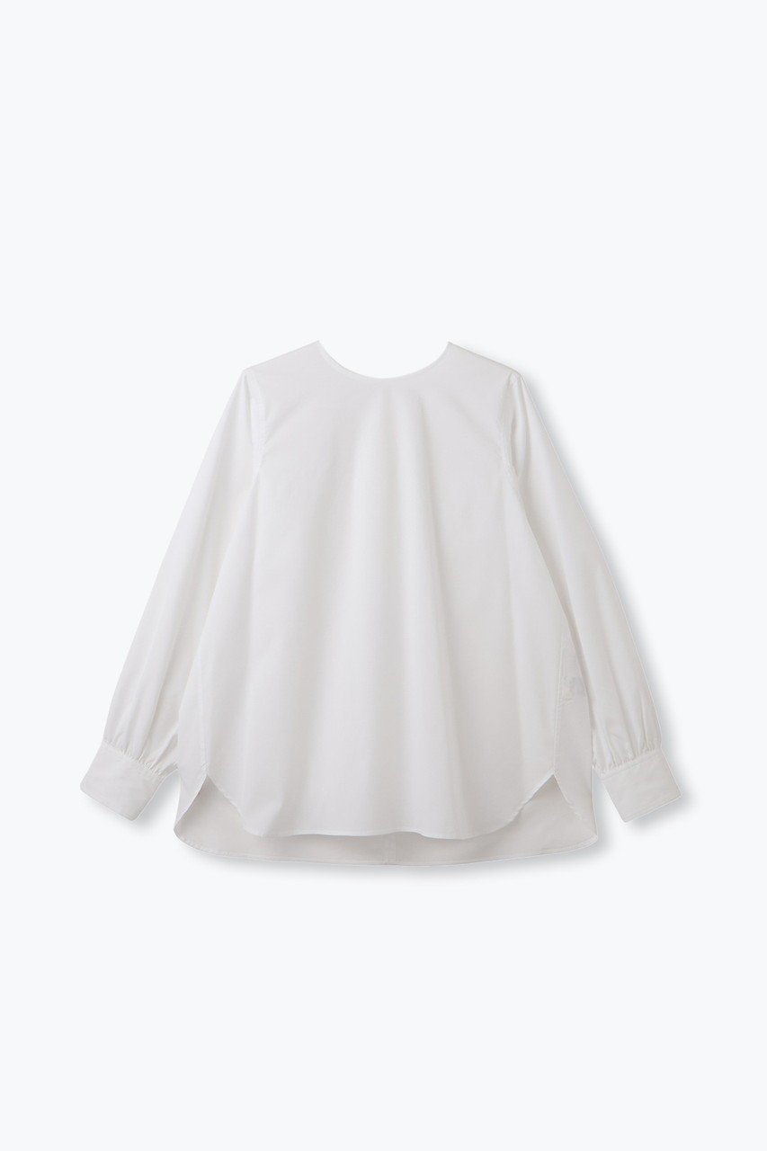 【レリル/lelill】のピマソロ THE BASIC BLOUSE 人気、トレンドファッション・服の通販 founy(ファニー) 　ファッション　Fashion　レディースファッション　Fashion for Women　トップス・カットソー　Cut & Sew Tops　シャツ・ブラウス・オフィスカジュアル　Elegant Blouses & Button-Ups　おすすめ　Recommended / Our Picks　ストレッチ　Stretch, Stretchy Fabric　スリーブ　Sleeve, Long Sleeve / Short Sleeve　ブロード　Broadcloth, Fine Cotton　ロング　Long, Long-Length　エレガント 上品　Elegant　人気　Popular, Best Seller　定番　Standard, Basic Item　 other-1|ID: prp329100004393604 ipo3291000000036071647
