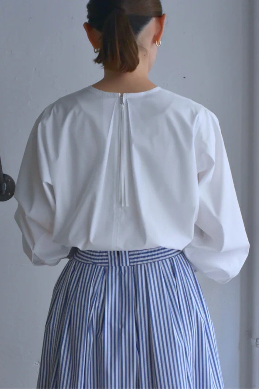 【レリル/lelill】のピマソロ THE BASIC BLOUSE 人気、トレンドファッション・服の通販 founy(ファニー) 　ファッション　Fashion　レディースファッション　Fashion for Women　トップス・カットソー　Cut & Sew Tops　シャツ・ブラウス・オフィスカジュアル　Elegant Blouses & Button-Ups　おすすめ　Recommended / Our Picks　ストレッチ　Stretch, Stretchy Fabric　スリーブ　Sleeve, Long Sleeve / Short Sleeve　ブロード　Broadcloth, Fine Cotton　ロング　Long, Long-Length　エレガント 上品　Elegant　人気　Popular, Best Seller　定番　Standard, Basic Item　other-8|ID: prp329100004393604 ipo3291000000036071662