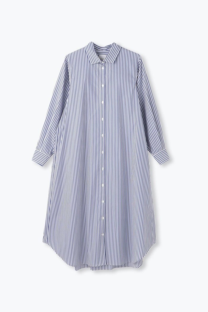 【レリル/lelill】のピマソロ フレアシャツOP インテリア・キッズ・メンズ・レディースファッション・服の通販 founy(ファニー) https://founy.com/ ファッション Fashion レディースファッション WOMEN ワンピース Dress チュニック Tunic チュニック Tunic フレア Flare ブロード Broad ベーシック Basic ロング Long エレガント 上品 Elegant 定番 Standard |ID: prp329100004393605 ipo3291000000030719480