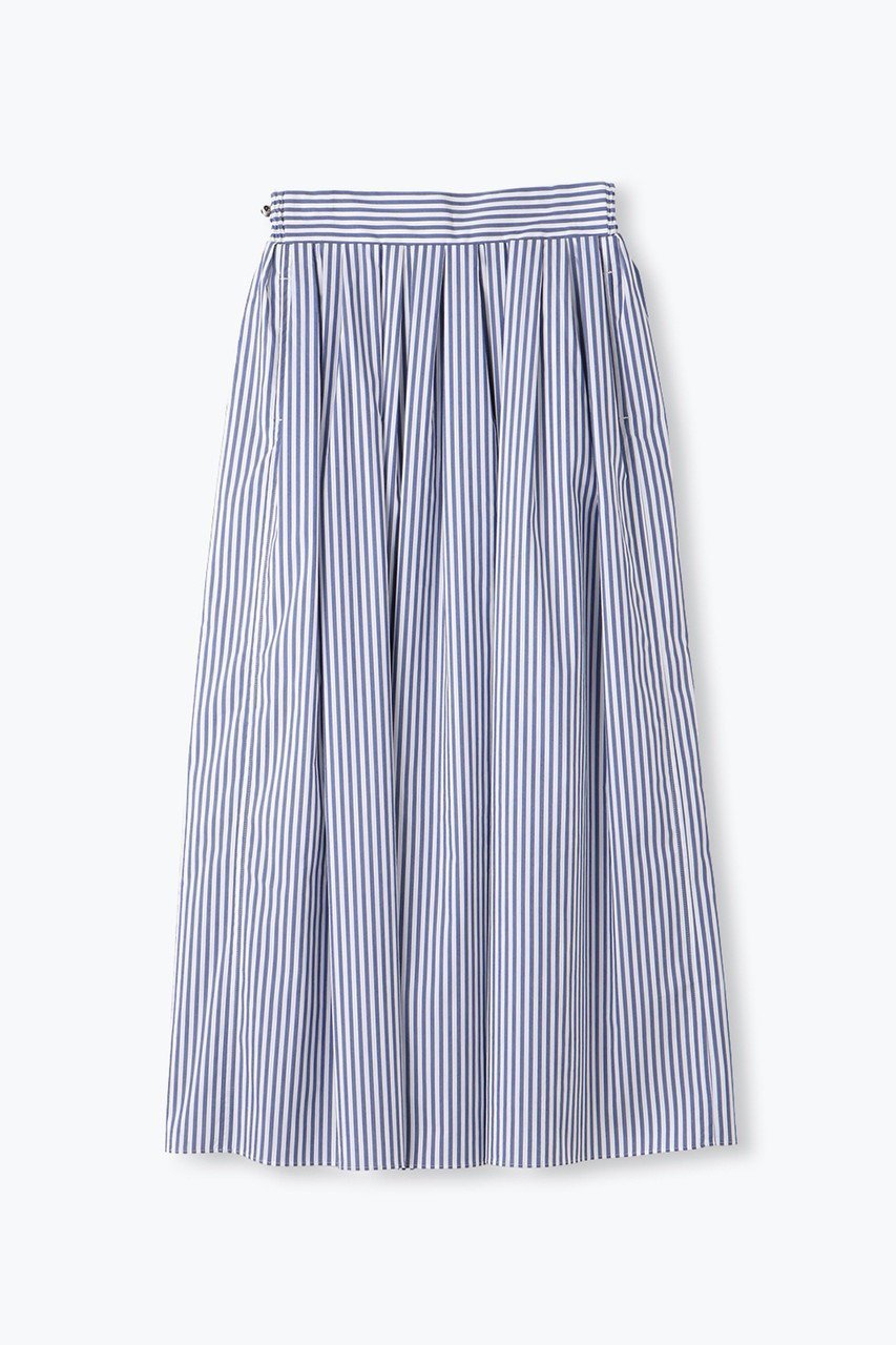 【レリル/lelill】のピマソロ フレアーSK インテリア・キッズ・メンズ・レディースファッション・服の通販 founy(ファニー) 　ファッション　Fashion　レディースファッション　Fashion for Women　スカート　Skirts　フレア　Flare, Flared　フレアースカート　Flared Skirt, A-Line Skirt　フロント　Front, Front Design　ブロード　Broadcloth, Fine Cotton　エレガント 上品　Elegant　定番　Standard, Basic Item　ストライプ|ID: prp329100004393606 ipo3291000000035806593