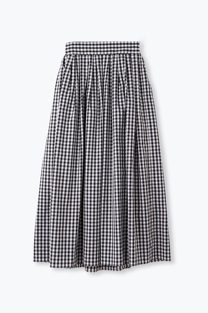 【レリル/lelill】のピマソロ フレアーSK インテリア・キッズ・メンズ・レディースファッション・服の通販 founy(ファニー) ファッション Fashion レディースファッション Fashion for Women スカート Skirts フレア Flare, Flared フレアースカート Flared Skirt, A-Line Skirt フロント Front, Front Design ブロード Broadcloth, Fine Cotton エレガント 上品 Elegant 定番 Standard, Basic Item ギンガム|ID: prp329100004393606 ipo3291000000035975254