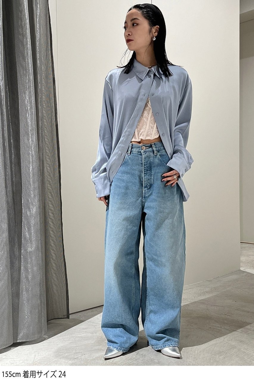 【スタニングルアー/STUNNING LURE】のrワイドレッグデニム 人気、トレンドファッション・服の通販 founy(ファニー) 　ファッション　Fashion　レディースファッション　Fashion for Women　パンツ　Pants & Trousers　デニムパンツ・ジーンズ・美脚デニム　Denim Jeans & Pants　デニム　Denim, Jeans Material　ルーズ　Loose, Oversized　other-7|ID: prp329100004393609 ipo3291000000032966342