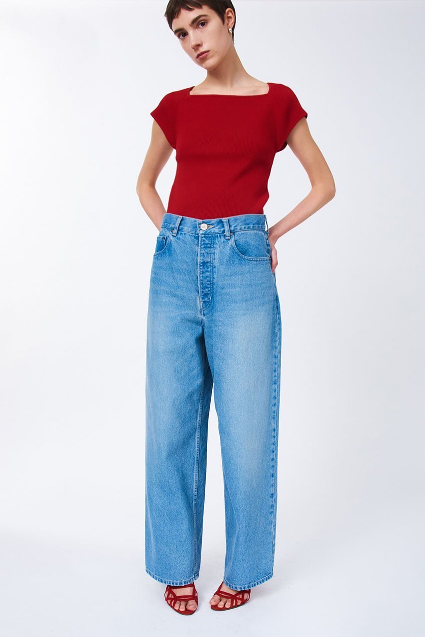 【スタニングルアー/STUNNING LURE】のrワイドレッグデニム 人気、トレンドファッション・服の通販 founy(ファニー) 　ファッション　Fashion　レディースファッション　Fashion for Women　パンツ　Pants & Trousers　デニムパンツ・ジーンズ・美脚デニム　Denim Jeans & Pants　デニム　Denim, Jeans Material　ルーズ　Loose, Oversized　other-8|ID: prp329100004393609 ipo3291000000032966346