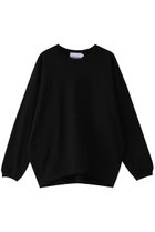 【グラフペーパー/Graphpaper】のHigh Gauge Soft Terry Panel Line Crew Neck/スウェット ブラック|ID:prp329100004393612