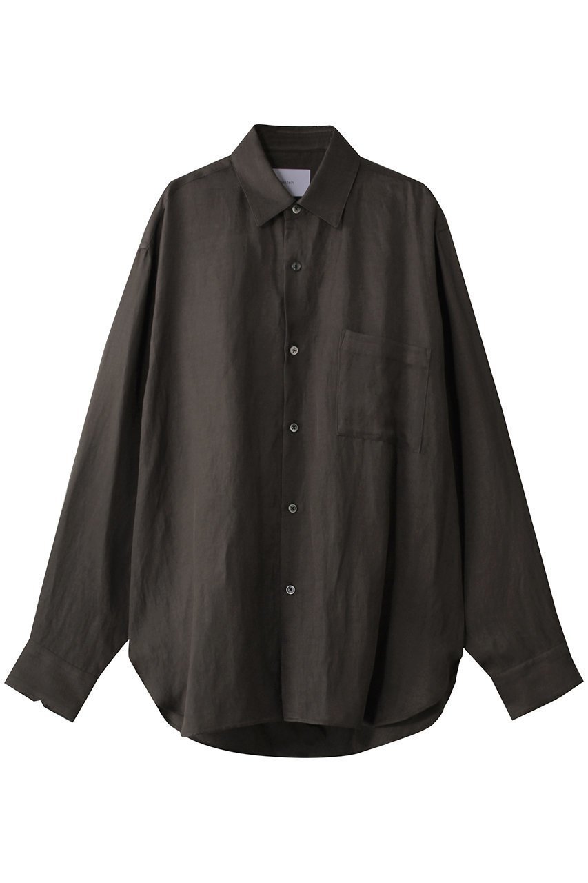 【シュタイン/ssstein / MEN】の【MEN】VIS/LI TWILL OVERSIZED LS SHIRT 人気、トレンドファッション・服の通販 founy(ファニー) 　ファッション　Fashion　メンズファッション　MEN　スリット　Slit　スリーブ　Sleeve　ツイル　Twill　バランス　Balance　リネン　Linen　ロング　Long　エレガント 上品　Elegant　 other-1|ID: prp329100004393615 ipo3291000000030719514