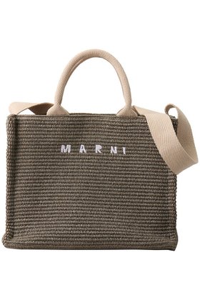 【マルニ/MARNI】のラフィアエフェクト2wayスモールトートバッグ 人気、トレンドファッション・服の通販 founy(ファニー) ファッション Fashion レディースファッション WOMEN バッグ Bag 2025年 2025 2025春夏・S/S Ss,Spring/Summer,2025 フロント Front ラフィア Raffia 夏 Summer 春 Spring S/S・春夏 Ss・Spring/Summer |ID:prp329100004393634