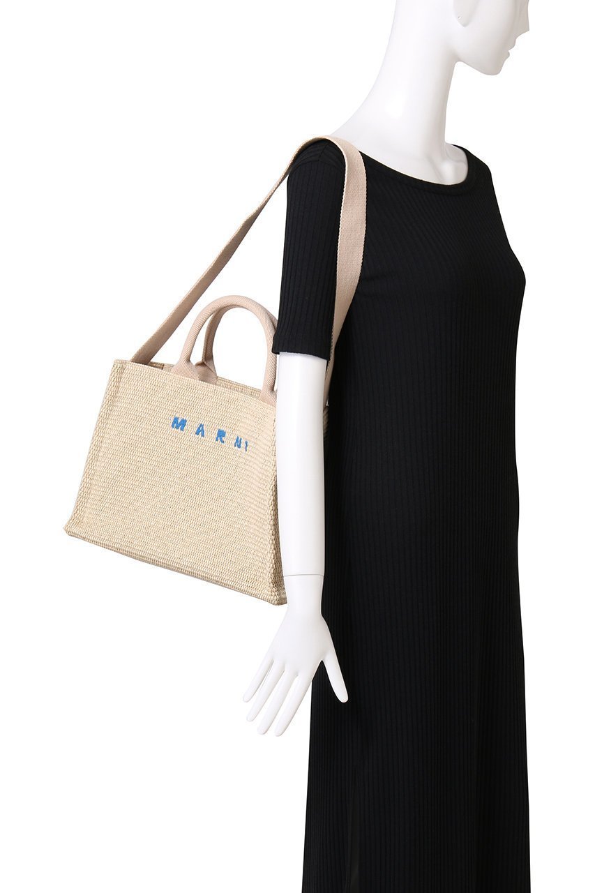 【マルニ/MARNI】のラフィアエフェクト2wayスモールトートバッグ 人気、トレンドファッション・服の通販 founy(ファニー) 　ファッション　Fashion　レディースファッション　WOMEN　バッグ　Bag　フロント　Front　ラフィア　Raffia　夏　Summer　春　Spring　S/S・春夏　Ss・Spring/Summer　other-2|ID: prp329100004393634 ipo3291000000032049679