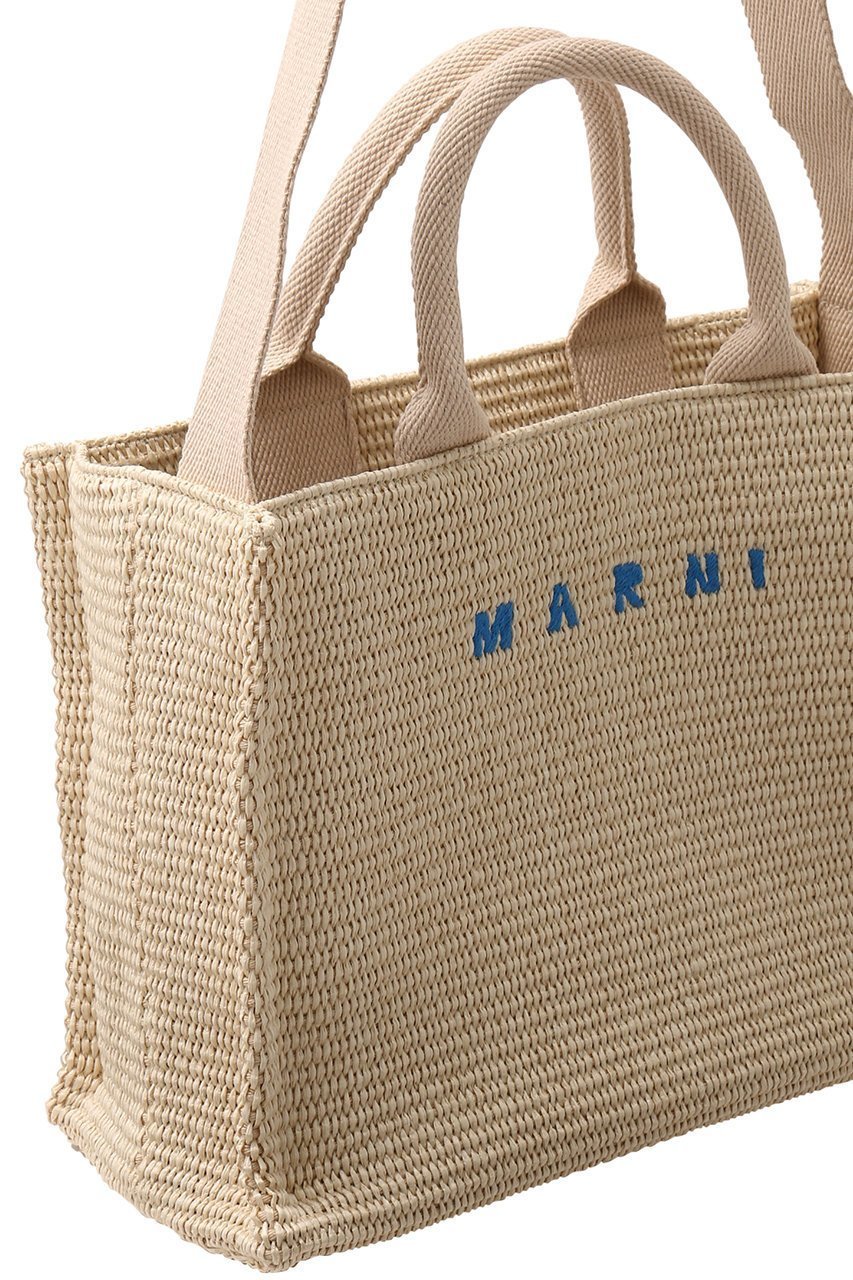 【マルニ/MARNI】のラフィアエフェクト2wayスモールトートバッグ 人気、トレンドファッション・服の通販 founy(ファニー) 　ファッション　Fashion　レディースファッション　Fashion for Women　バッグ　Bags　フロント　Front, Front Design　ラフィア　Raffia, Natural Straw　夏　Summer　春　Spring　S/S・春夏　SS, Spring/Summer, Warm Season　other-4|ID: prp329100004393634 ipo3291000000032782718