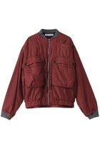 【キャサリンハムネット/KATHARINE HAMNETT LONDON】の【UNISEX】キュプラコットンボンバージャケット 人気、トレンドファッション・服の通販 founy(ファニー) ファッション Fashion レディースファッション Fashion for Women アウター Coat / Outerwear Collection レディースジャケット・軽アウター Jackets ブルゾンジャケット・スポーティアウター Blouson Jackets ユニセックス Unisex, Genderless キュプラ Cupro, Eco Fabric ジャケット Jacket, Outerwear ツイル Twist, Twisted Detail ビッグ Big, Oversized ビンテージ Vintage, Retro Style ブルゾン Blouson, Bomber Jacket ポケット Pocket, Pocket Detail 定番 Standard, Basic Item 軽量 Lightweight, Ultra Light thumbnail ダークレッド|ID: prp329100004393636 ipo3291000000035490592