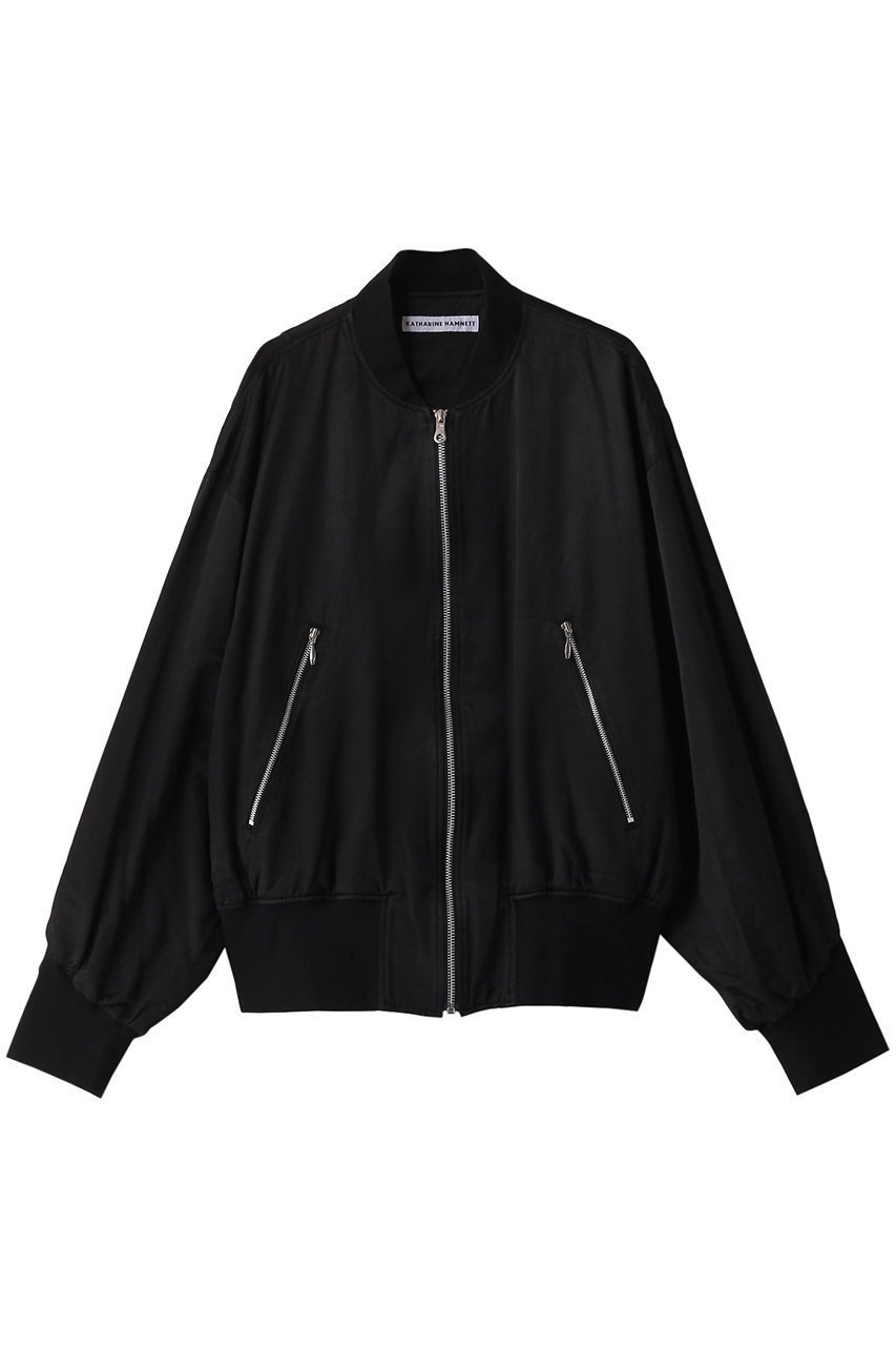 【キャサリンハムネット/KATHARINE HAMNETT LONDON】の【UNISEX】バッグプリントムササビボンバージャケット インテリア・キッズ・メンズ・レディースファッション・服の通販 founy(ファニー) 　ファッション　Fashion　レディースファッション　Fashion for Women　アウター　Coat / Outerwear Collection　レディースジャケット・軽アウター　Jackets　ブルゾンジャケット・スポーティアウター　Blouson Jackets　ユニセックス　Unisex, Genderless　ジャケット　Jacket, Outerwear　ブルゾン　Blouson, Bomber Jacket　プリント　Print, Printed Pattern　ブラック|ID: prp329100004393638 ipo3291000000032962924