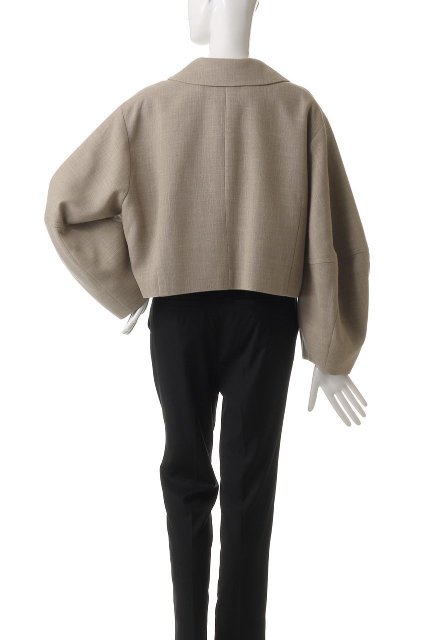【クラネ/CLANE】のCOCOON SLEEVE SHORT JACKET/ジャケット 人気、トレンドファッション・服の通販 founy(ファニー) 　ファッション　Fashion　レディースファッション　WOMEN　アウター　Coat Outerwear　ジャケット　Jackets　おすすめ　Recommend　ショート　Short　ジャケット　Jacket　デニム　Denim　トレンド　Trend　バランス　Balance　ファブリック　Fabric　リネン　Linen　other-4|ID: prp329100004393647 ipo3291000000031270346