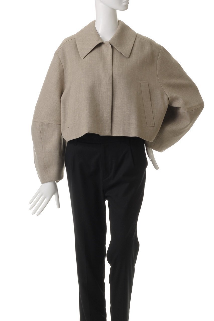 【クラネ/CLANE】のCOCOON SLEEVE SHORT JACKET/ジャケット 人気、トレンドファッション・服の通販 founy(ファニー) 　ファッション　Fashion　レディースファッション　Fashion for Women　アウター　Coat / Outerwear Collection　レディースジャケット・軽アウター　Jackets　おすすめ　Recommended / Our Picks　ショート　Short, Short Length　ジャケット　Jacket, Outerwear　デニム　Denim, Jeans Material　トレンド　Trend, Trending Now　バランス　Balance, Style Balance　ファブリック　Fabric, Textile　リネン　Linen, Linen Fabric　other-2|ID: prp329100004393647 ipo3291000000032962722
