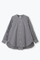 【レリル/lelill】のピマソロ フレアシャツ 人気、トレンドファッション・服の通販 founy(ファニー) ファッション Fashion レディースファッション Fashion for Women トップス・カットソー Cut & Sew Tops シャツ・ブラウス・オフィスカジュアル Elegant Blouses & Button-Ups シンプル Simple, Minimal ストレッチ Stretch, Stretchy Fabric スリーブ Sleeve, Long Sleeve / Short Sleeve フレア Flare, Flared フロント Front, Front Design ロング Long, Long-Length 定番 Standard, Basic Item thumbnail ギンガム|ID: prp329100004393690 ipo3291000000035677474