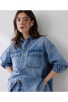 【ウィムガゼット/Whim Gazette】のドロップデニムシャツ 人気、トレンドファッション・服の通販 founy(ファニー) ファッション Fashion レディースファッション Fashion for Women トップス・カットソー Cut & Sew Tops シャツ・ブラウス・オフィスカジュアル Elegant Blouses & Button-Ups おすすめ Recommended / Our Picks ケミカル Chemical, Chemical Wash スリーブ Sleeve, Long Sleeve / Short Sleeve セットアップ Set-Up, Coordinated Outfit デニム Denim, Jeans Material ドット Polka Dot, Dot Pattern ドレープ Drape, Draping Fabric バランス Balance, Style Balance ボトム Bottoms, Lower Wear ポケット Pocket, Pocket Detail ロング Long, Long-Length ヴィンテージ Vintage Style thumbnail インディゴブルー|ID: prp329100004394928 ipo3291000000036064585