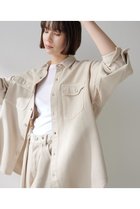 【ウィムガゼット/Whim Gazette】のドロップデニムシャツ 人気、トレンドファッション・服の通販 founy(ファニー) ファッション Fashion レディースファッション Fashion for Women トップス・カットソー Cut & Sew Tops シャツ・ブラウス・オフィスカジュアル Elegant Blouses & Button-Ups おすすめ Recommended / Our Picks ケミカル Chemical, Chemical Wash スリーブ Sleeve, Long Sleeve / Short Sleeve セットアップ Set-Up, Coordinated Outfit デニム Denim, Jeans Material ドット Polka Dot, Dot Pattern ドレープ Drape, Draping Fabric バランス Balance, Style Balance ボトム Bottoms, Lower Wear ポケット Pocket, Pocket Detail ロング Long, Long-Length ヴィンテージ Vintage Style thumbnail ベージュ|ID: prp329100004394928 ipo3291000000036064586