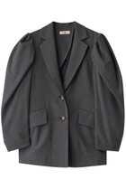 【ウーア/Uhr】のギャザーショルダー ジャケット 人気、トレンドファッション・服の通販 founy(ファニー) ファッション Fashion レディースファッション Fashion for Women アウター Coat / Outerwear Collection レディースジャケット・軽アウター Jackets オケージョン Occasion Wear ギャザー Gathered, Ruffled ショルダー Shoulder, Shoulder Strap シンプル Simple, Minimal ジャケット Jacket, Outerwear スタイリッシュ Stylish, Fashionable ファブリック Fabric, Textile thumbnail グレー|ID: prp329100004394930 ipo3291000000032963456