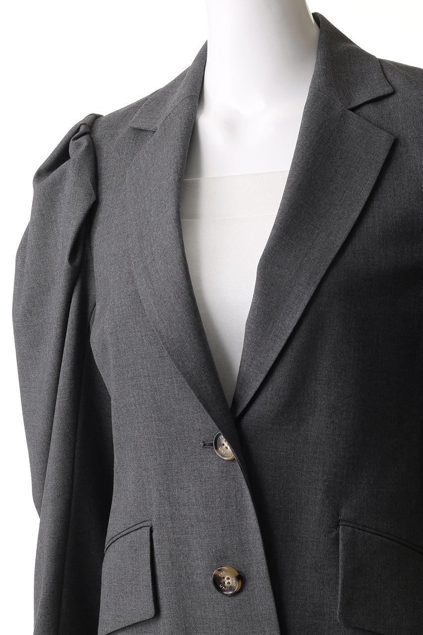 【ウーア/Uhr】のギャザーショルダー ジャケット 人気、トレンドファッション・服の通販 founy(ファニー) 　ファッション　Fashion　レディースファッション　Fashion for Women　アウター　Coat / Outerwear Collection　レディースジャケット・軽アウター　Jackets　オケージョン　Occasion Wear　ギャザー　Gathered, Ruffled　ショルダー　Shoulder, Shoulder Strap　シンプル　Simple, Minimal　ジャケット　Jacket, Outerwear　スタイリッシュ　Stylish, Fashionable　ファブリック　Fabric, Textile　other-5|ID: prp329100004394930 ipo3291000000032963471