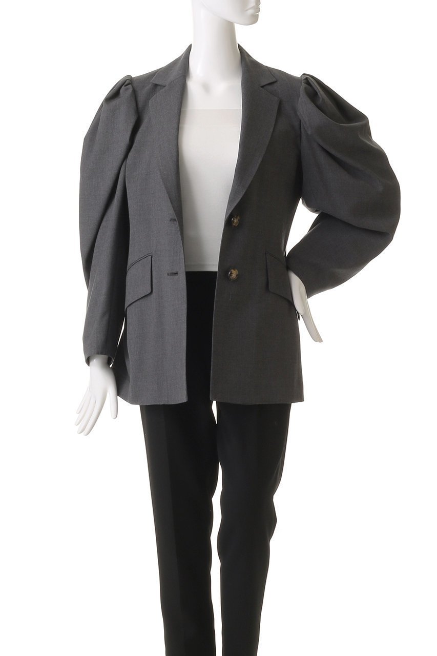 【ウーア/Uhr】のギャザーショルダー ジャケット 人気、トレンドファッション・服の通販 founy(ファニー) 　ファッション　Fashion　レディースファッション　Fashion for Women　アウター　Coat / Outerwear Collection　レディースジャケット・軽アウター　Jackets　オケージョン　Occasion Wear　ギャザー　Gathered, Ruffled　ショルダー　Shoulder, Shoulder Strap　シンプル　Simple, Minimal　ジャケット　Jacket, Outerwear　スタイリッシュ　Stylish, Fashionable　ファブリック　Fabric, Textile　other-7|ID: prp329100004394930 ipo3291000000032963481
