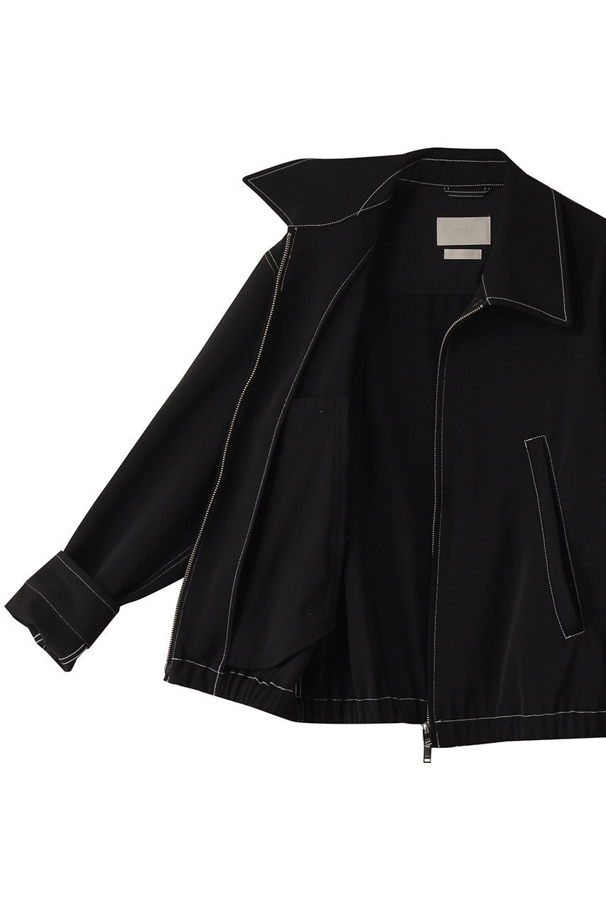 【ヨーク/YOKE / MEN】の【MEN】FRONT ZIP ブルゾン 人気、トレンドファッション・服の通販 founy(ファニー) 　ファッション　Fashion　メンズファッション　Fashion for Men　おすすめ　Recommended / Our Picks　シンプル　Simple, Minimal　ジャケット　Jacket, Outerwear　ストレッチ　Stretch, Stretchy Fabric　フロント　Front, Front Design　ブルゾン　Blouson, Bomber Jacket　other-6|ID: prp329100004394934 ipo3291000000032963438