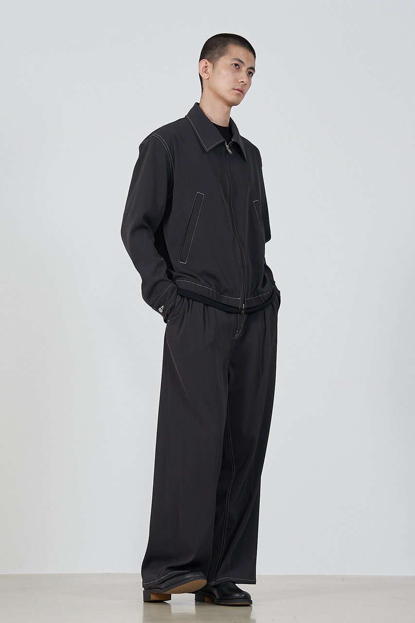 【ヨーク/YOKE / MEN】の【MEN】FRONT ZIP ブルゾン 人気、トレンドファッション・服の通販 founy(ファニー) 　ファッション　Fashion　メンズファッション　Fashion for Men　おすすめ　Recommended / Our Picks　シンプル　Simple, Minimal　ジャケット　Jacket, Outerwear　ストレッチ　Stretch, Stretchy Fabric　フロント　Front, Front Design　ブルゾン　Blouson, Bomber Jacket　other-8|ID: prp329100004394934 ipo3291000000032963446