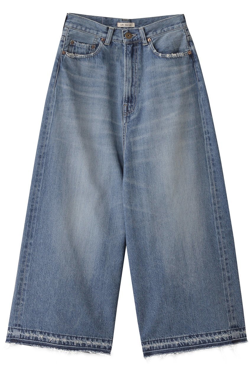 【ウーア/Uhr】のワイドルーズ デニム パンツ インテリア・キッズ・メンズ・レディースファッション・服の通販 founy(ファニー) 　ファッション　Fashion　レディースファッション　Fashion for Women　パンツ　Pants & Trousers　デニムパンツ・ジーンズ・美脚デニム　Denim Jeans & Pants　アンクル　Ankle-Length Design　ウォッシュ　Washed Finish　デニム　Denim, Jeans Material　トレンド　Trend, Trending Now　リラックス　Relax, Relaxed Fit　ワイド　Wide, Wide Fit　ブルー|ID: prp329100004394936 ipo3291000000032913349