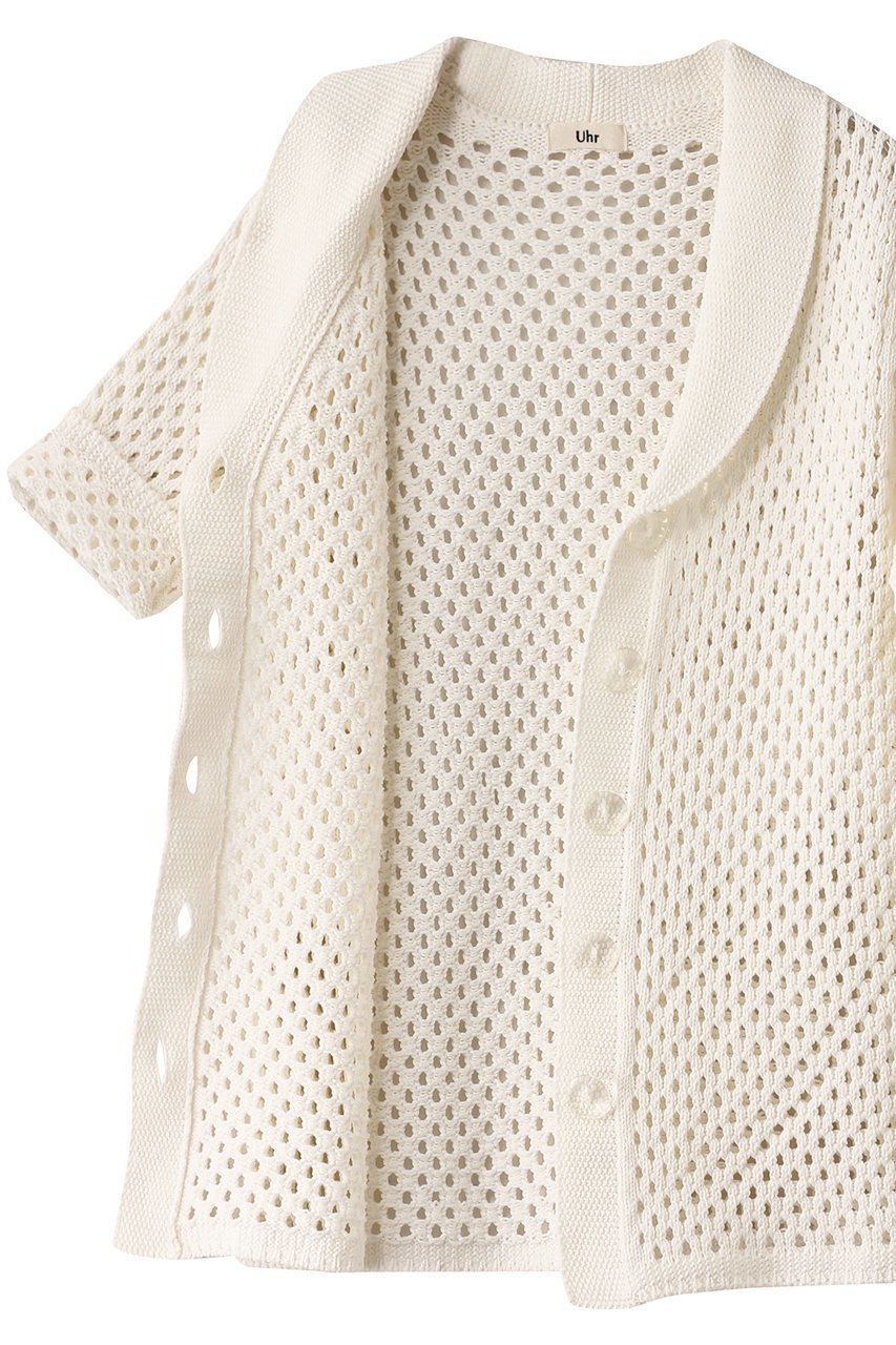 【ウーア/Uhr】のメッシュニット ジャケット 人気、トレンドファッション・服の通販 founy(ファニー) 　ファッション　Fashion　レディースファッション　Fashion for Women　インナー　Innerwear　カーディガン　Cardigan, Knitwear　キャミソール　Camisole, Spaghetti Strap Top　シアー　Sheer, See-Through　ショール　Shawl, Wrap　ジャケット　Jacket, Outerwear　スリーブ　Sleeve, Long Sleeve / Short Sleeve　タンク　Tank Top, Sleeveless Top　メッシュ　Mesh, Net Fabric　エレガント 上品　Elegant　夏　Summer　羽織　Haori, Light Jacket　other-6|ID: prp329100004394939 ipo3291000000035552092